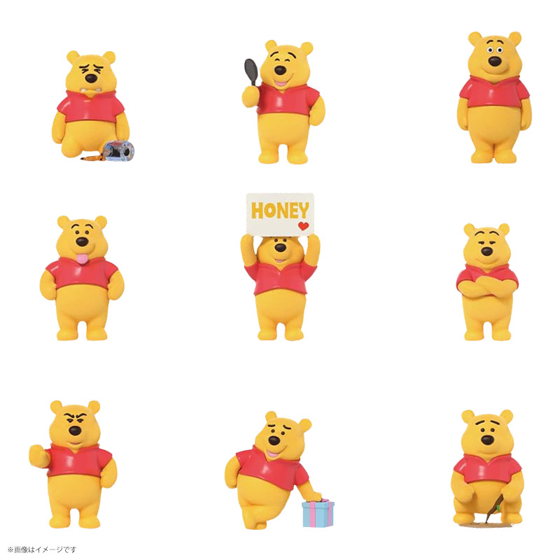 52TOYS BLINDBOX プーさん ファニーフェイス 1BOX8個セット ディズニー Disney フィギュア ソフビ コレクション トイ かわいい アートトイ 男の子 女の子 贈り物 プレゼント