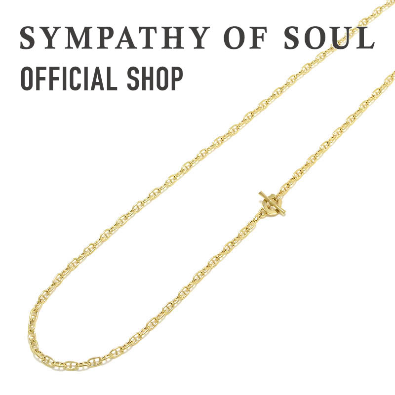 公式 シンパシーオブソウル Sympathy Of Soul クラシックチェーンネックレス アンカー K18イエローゴールド メーカー直営 ネックレス 馬蹄 ゴールド シンパシー オブ ソウル メンズ アクセサリー ブランド ギフト プレゼント K18 チェーン ネックレス シンプル