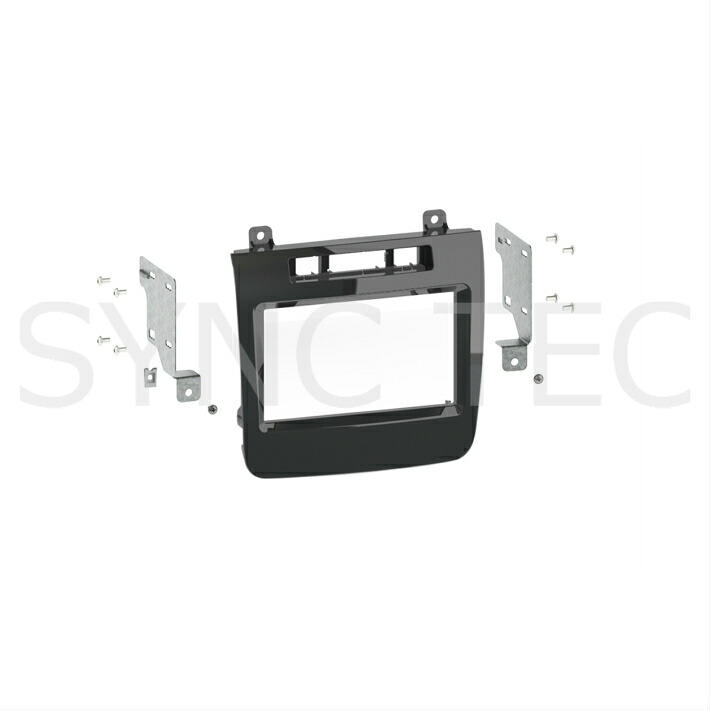 フォルクス ワーゲン トゥアレグ 2din ナビ取付 用 フェイスパネル 取付キット ピアノ ブラック Connects2 CT23VW08 vw touaregII(typ7p5) (31)｜SYNC TEC