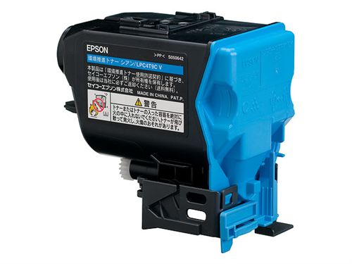 EPSON エプソン LP-M720F/LP-S820用 環境推進トナー シアン(6、400ページ) LPC4T9CV｜シネックスストア