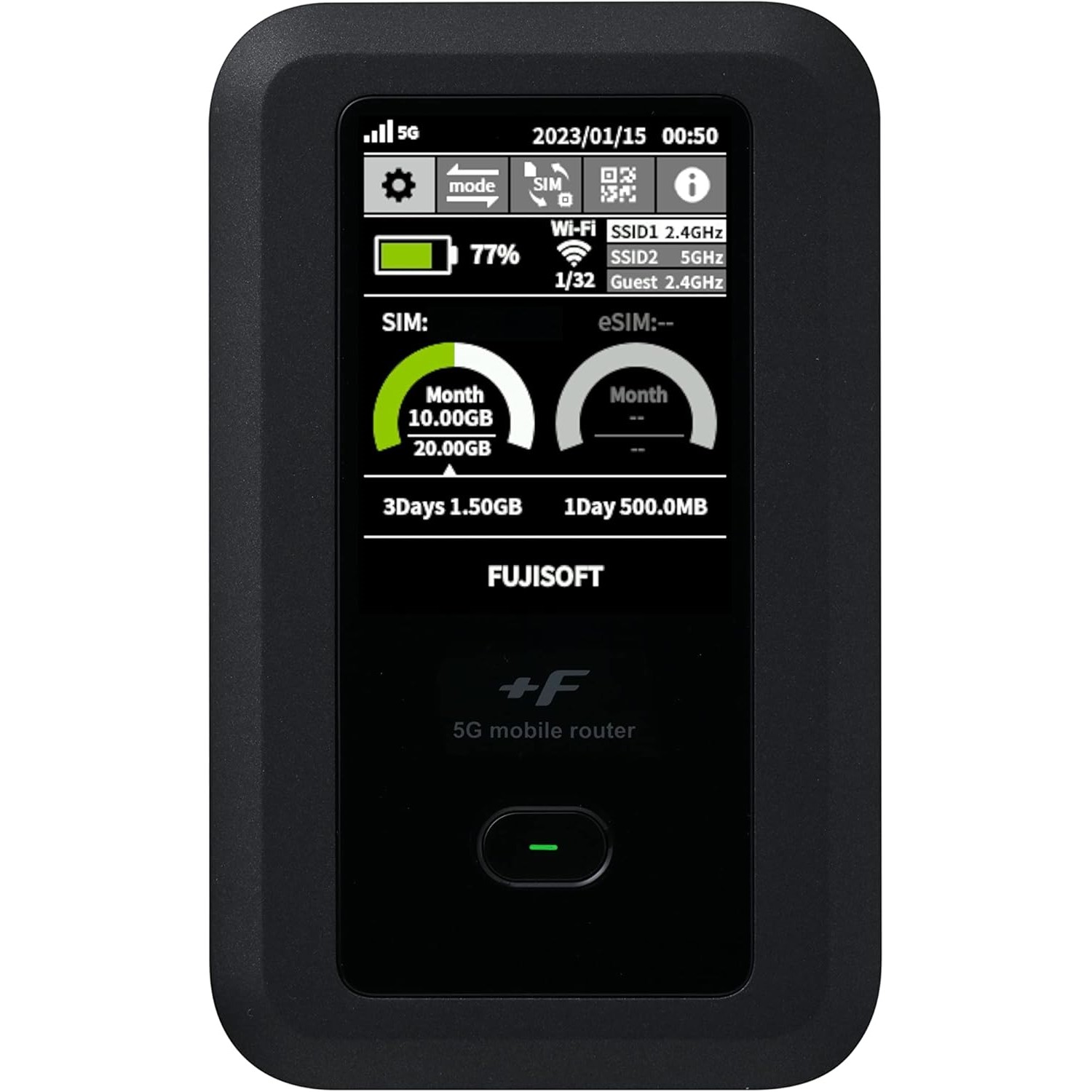 FUJISOFT 富士ソフト モバイルルーター FS040W SIMフリー 【公式