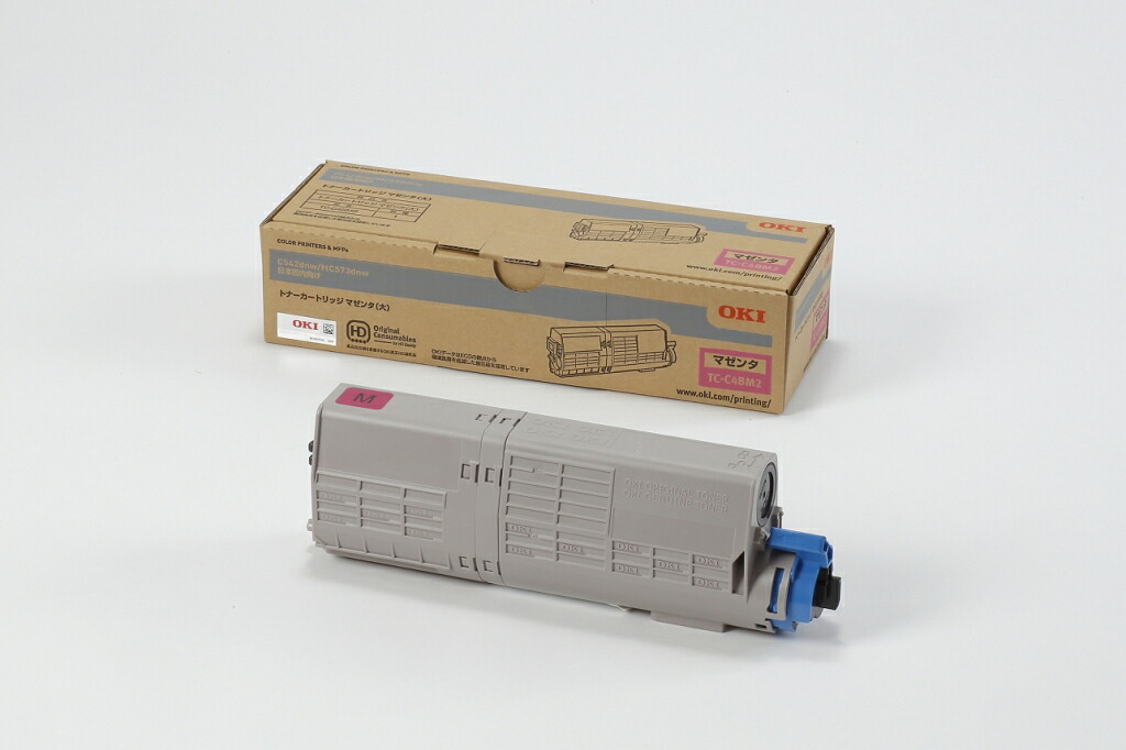 OKI トナーカートリッジ(大) マゼンタ (MC573dnw/C542dnw) TC-C4BM2
