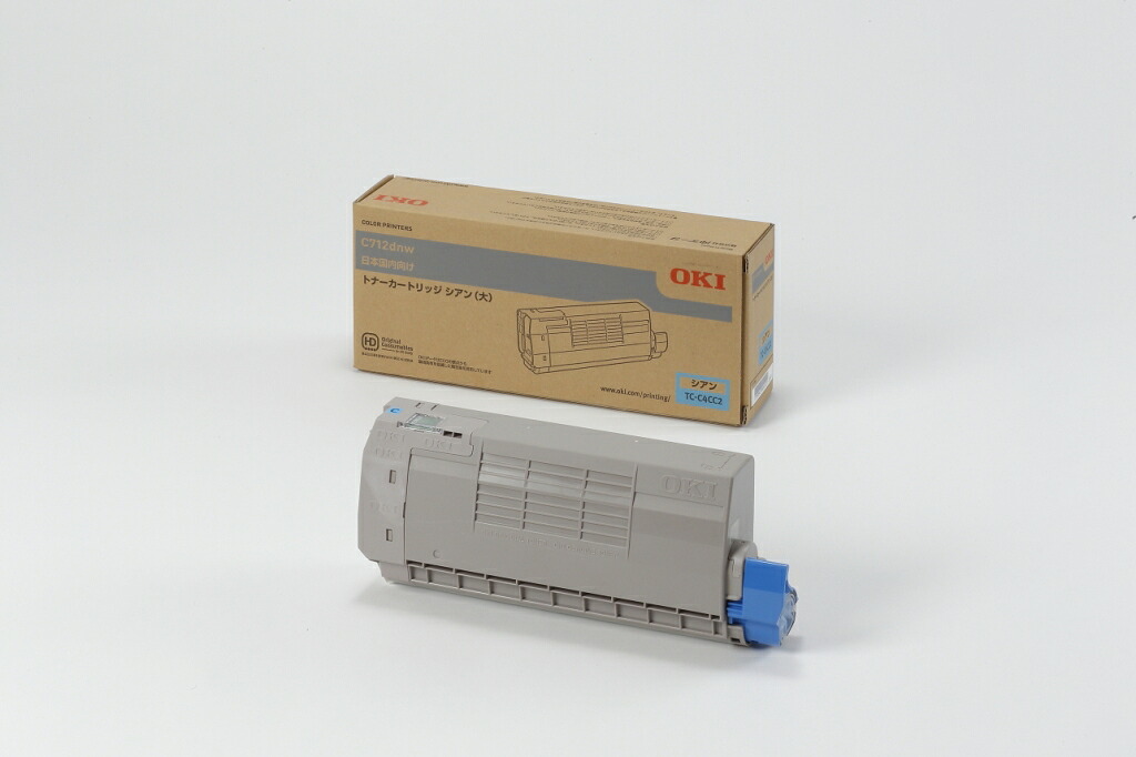 OKI トナーカートリッジ(大) シアン (C712dnw) TC-C4CC2 21,263円