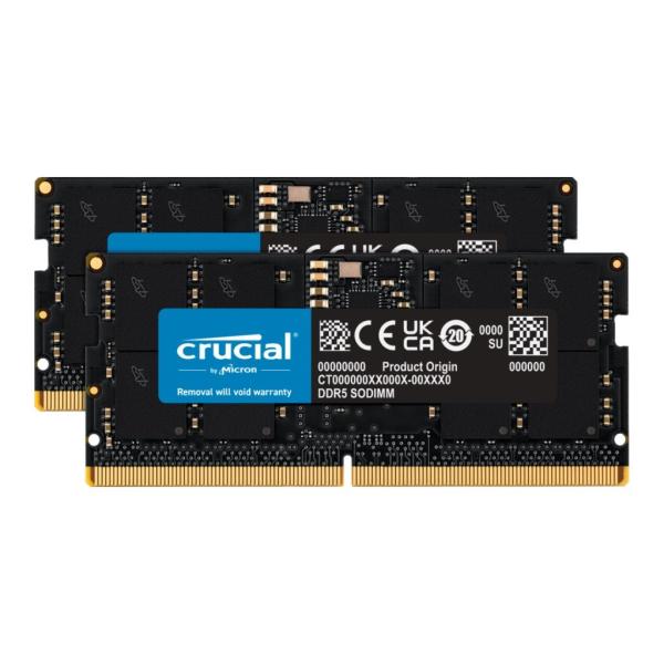 楽天市場】Crucial ノートPC用増設メモリ 32GB(16GBx2枚) DDR5 4800MT 