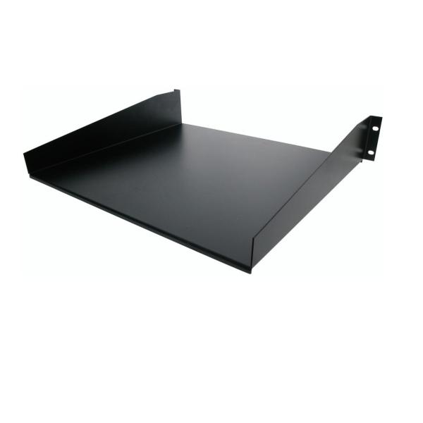 StarTech.com 標準ユニバーサル サーバーラックキャビネット用棚板/収納棚 ブラック 耐荷重20kg 冷延鋼板使用 CABSHELF