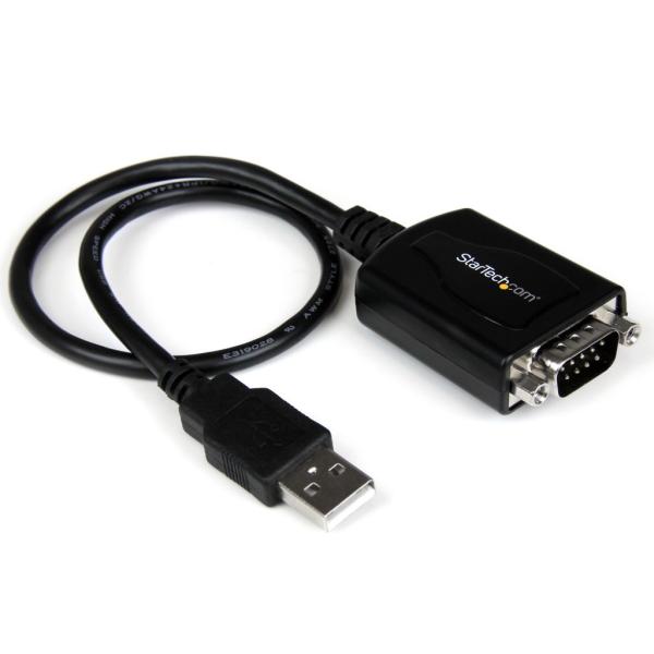 StarTech.com プロ仕様USB-RS232Cシリアル変換ケーブル 1x USB A オス-1x DB-9(D-Sub 9ピン) オス シリアルコンバータ/変換アダプタ COMポート番号保持機能 ICUSB2321X|シネックスストア