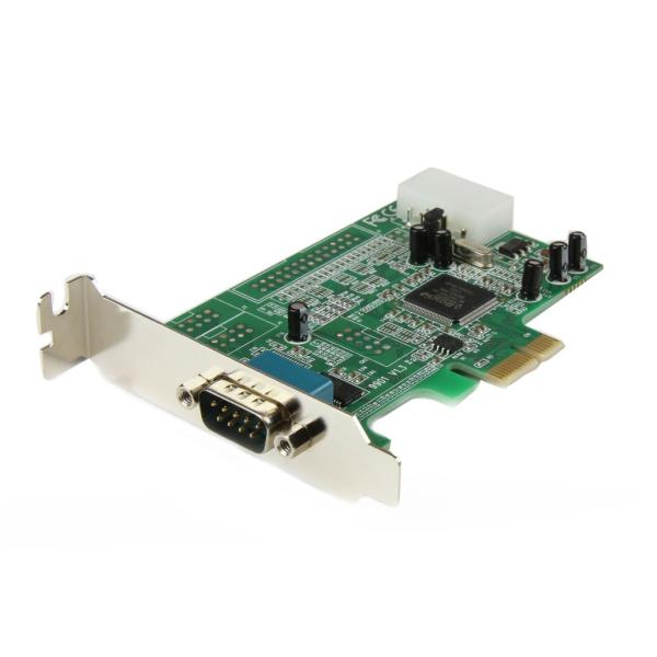 StarTech.com シリアル1ポート増設ロープロファイルPCI Expressインターフェースカード 1x RS232Cシリアルポート(DB9 オス)拡張用PCIe接続ボード 16550 UART内蔵 PEX1S553LP