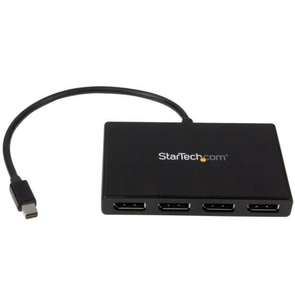 StarTech.com 4ポートMSTハブ Mini DisplayPort - 4x DsiplayPort マルチモニタースプリッタ 4K対応 Windowsのみ対応 MSTMDP124DP