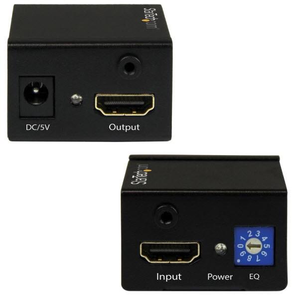 StarTech.com HDMI リピーター(信号増幅器・イコライザー内蔵) 1080pで最大35m延長できるHDMIブースター HDBOOST