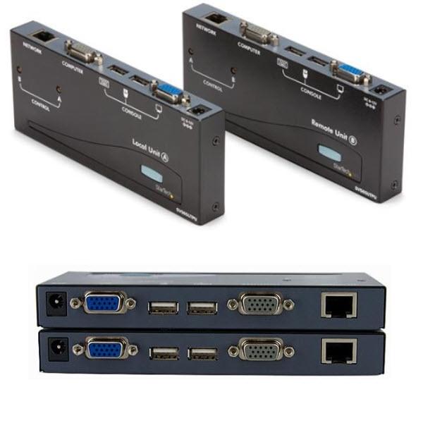 StarTech.com Cat5/Cat6使用VGA対応KVMエクステンダー(延長器) 1024x768(150m延長時)/1280x1024(100m延長時) SV565UTPU