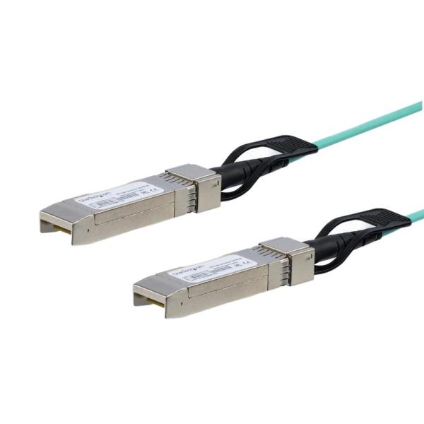 StarTech.com SFP+ アクティブ光ケーブル 5m Cisco製SFP-10G-AOC5M互換AOCケーブル 10GbE SFP10GAOC5M｜シネックスストア