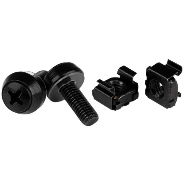 StarTech.com Ltd. M6ネジ(12mm)& ケージナット 50個セット ブラック CABSCREWM6B 6,334円