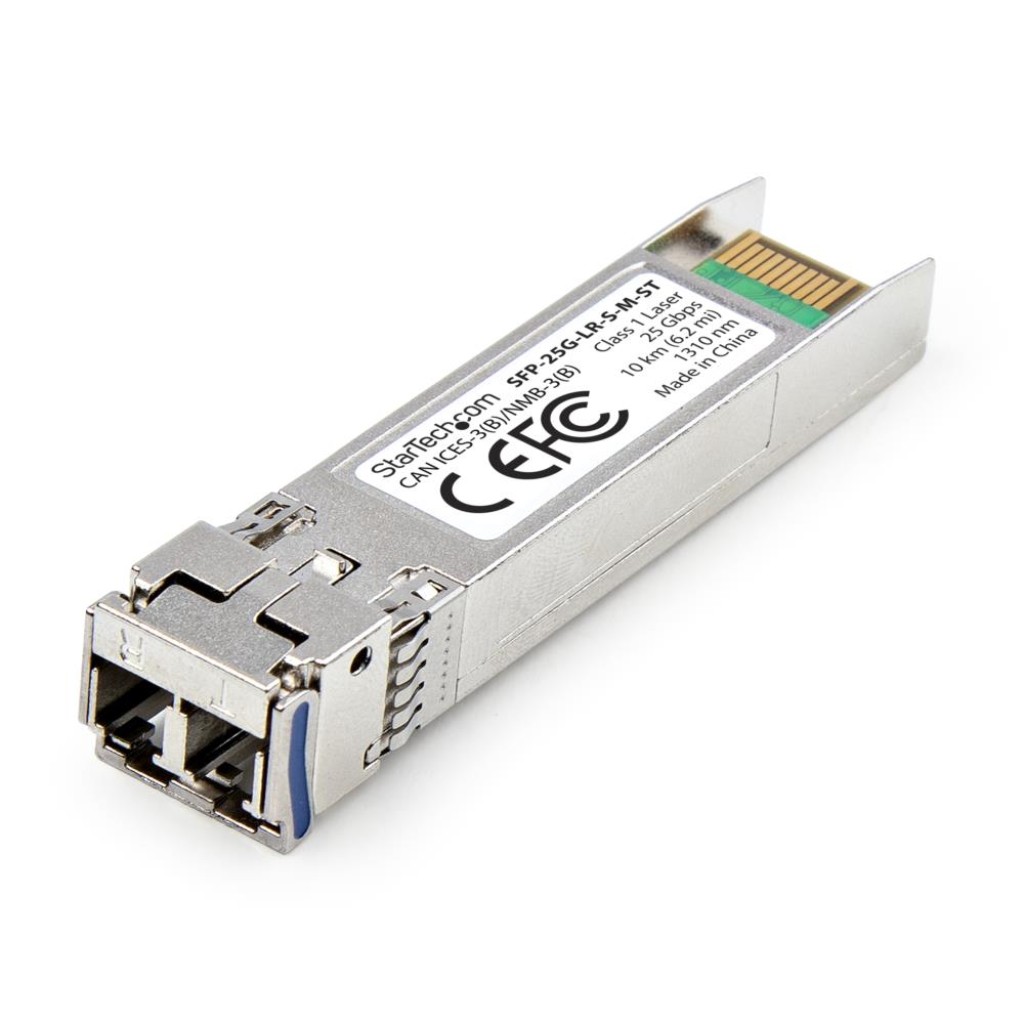 StarTech.com SFP28モジュール/MSA準拠 アンコード/SFP-25G-LR-S互換/25Gbps/LCコネクター/シングルモードファイバー(SMF)/最大10km/1310nm Tx Rx/DDM DOM/25ギガビット 光トランシーバー SFP-25G-LR-S-M-ST｜シネックスストア