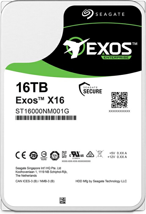 数量限定】 Seagate Exos X16 SATA 512E CMR 内蔵ハードディスク 3.5