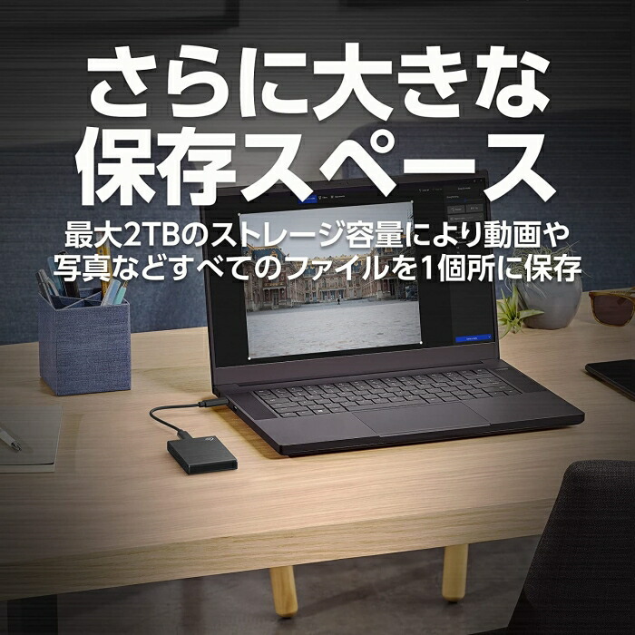SeagateOneTouchv2SSDBlackExternalDriveUSB3.0500GB外付SSD日本正規代理店品STKG500400