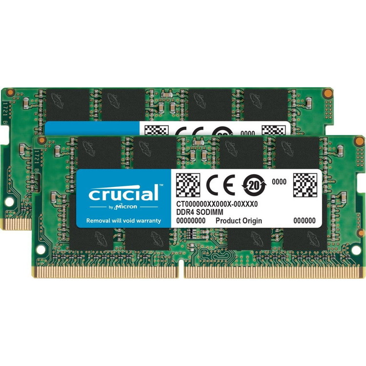 楽天市場】Crucial ノートPC用増設メモリ 16GB(8GBx2枚) DDR4 3200MT/s(PC4-25600) CL22 SODIMM  260pin CT2K8G4SFS832A : シネックスストア