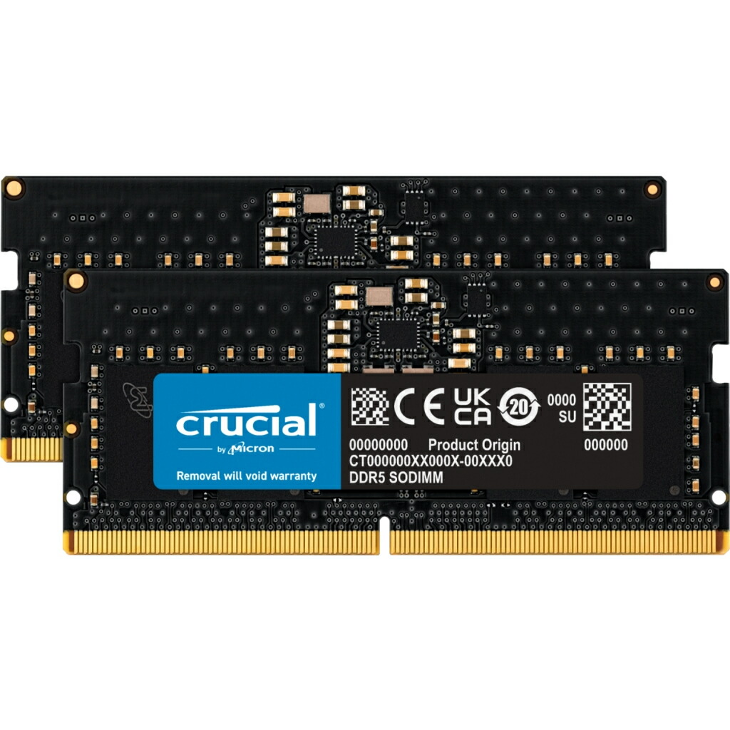 楽天市場】Crucial ノートPC用増設メモリ 16GB(16GBx1枚) DDR5 4800MT