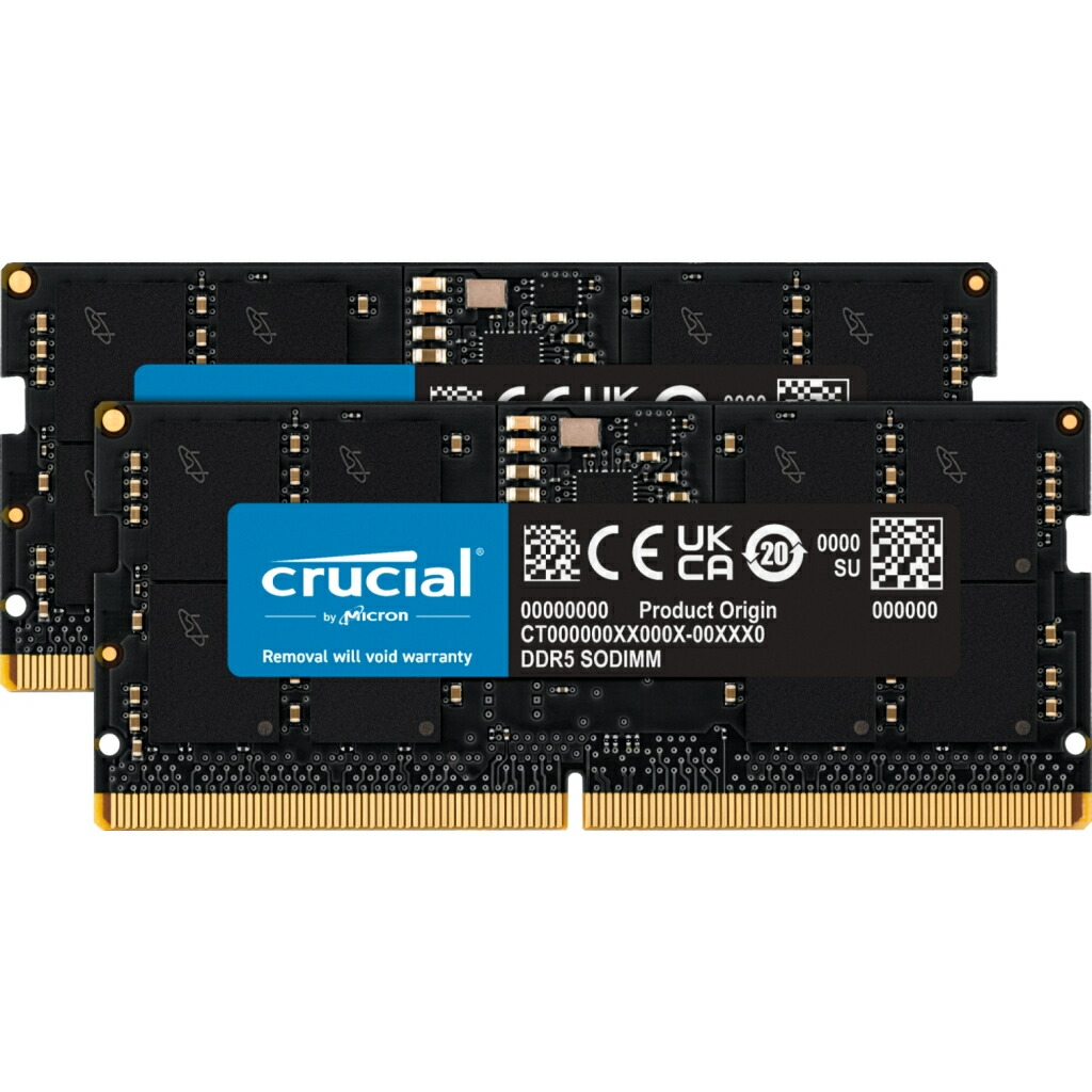 楽天市場】Crucial ノートPC用増設メモリ 32GB(32GBx1枚) DDR5 4800MT