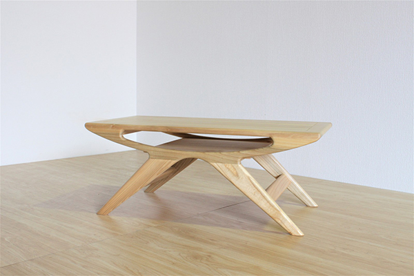 トラスト 送料無料 コーヒーテーブル 幅100cm 無垢材 天然木 木製 木目