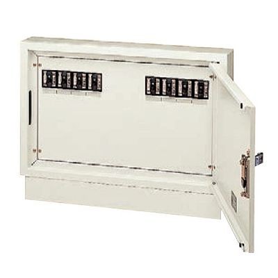 パナソニック 壁面直付/埋込兼用型 電力用接続ボックス 端子台・漏電ブレーカ付 電力線 5芯4条用 8回路 NE02542|家具のショウエイ