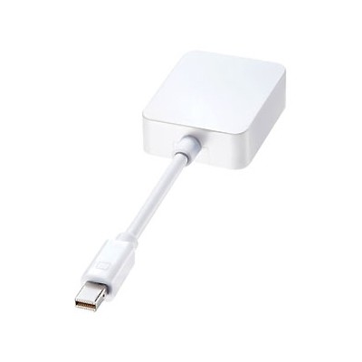 変換アダプタケーブル Ｍｉｎｉ ＤｉｓｐｌａｙＰｏｒｔ－ＨＤＭＩ 4Ｋ対応 ケーブル長80ｍｍ ホワイト ＡＤ－ＭＤＰＨＤ008