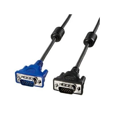 極細ディスプレイケーブル　複合同軸ケーブル　アナログＲＧＢ　フェライトコア付　10ｍ　ＫＣ－ＶＭＨ100