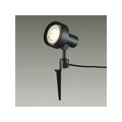 LEDアプローチ灯 防雨形 非調光 キャプタイヤコード5m付 差込プラグ付 ランプ別売 黒サテン DOL-3768XB