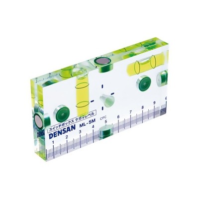 スイッチボックスケガキレベル　目盛付　Ｗ95×Ｈ51×Ｄ13ｍｍ　ＭＬ－5Ｍ 4,780円