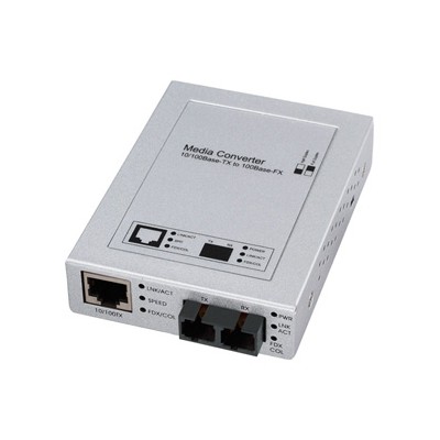 光メディアコンバータ SCコネクタ×2−RJ−45コネクタ×1 LAN−EC202C|家具のショウエイ