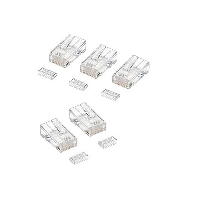 サンワサプライ ＲＪ－45コネクタ 単線用 100個入 ＡＤＴ－ＲＪ45－100ＳＮ