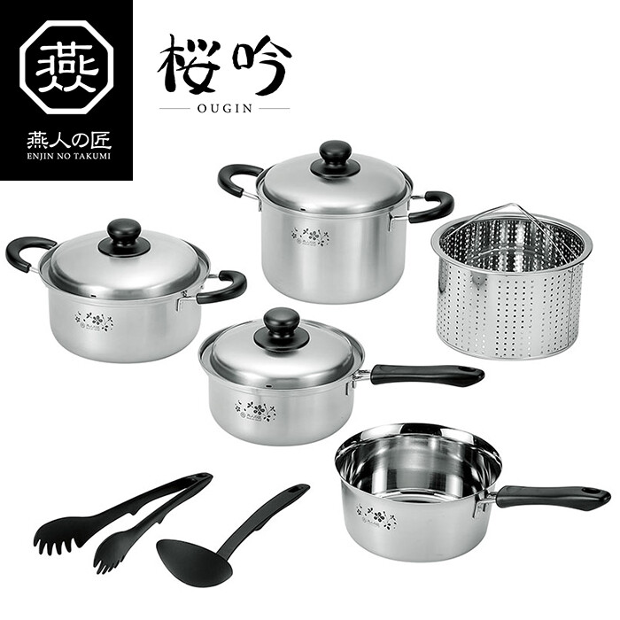 燕人の匠 桜吟 キッチンツール 6点セットETS-2000 楽天市場】燕人の匠 桜吟 キッチンツール6点セット ETS-2000 RCP 送料