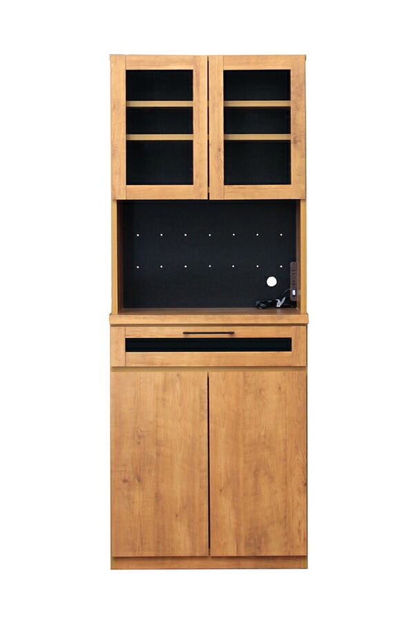 好評 70キッチンボード 木製 食器棚 レンジ台 炊飯器収納 キッチン収納 カップボード 収納棚 ビンテージスタイル シンプル スタイリッシュ 男前インテリア おしゃれ 高級感 家具のショウエイ 気質アップ Rwr Fm