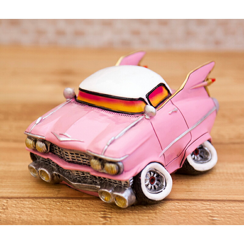 88％以上節約 オールディーズ マネーバンク PINK CAR 貯金箱 敬老の日 www.basexpert.com.br