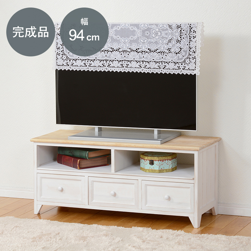 ホワイト木製テレビ台 クラシックスタイル 楽天市場】\クーポンで5%OFF☆9日23:59まで!/ アンティーク調