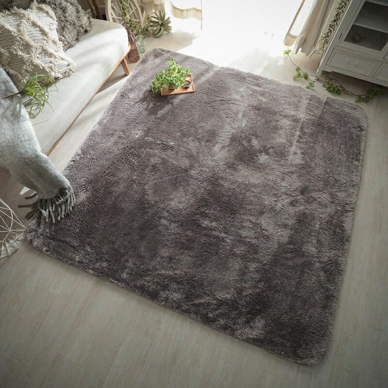 楽天市場】マイクロファイバーラグ グレー GY 130x190cm 長方形