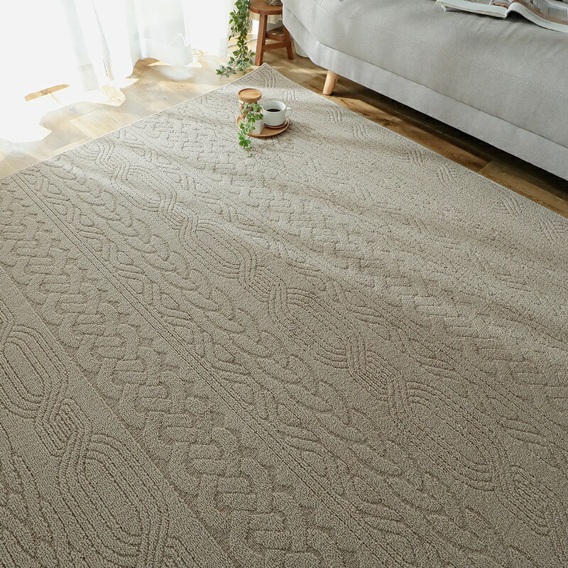 【楽天市場】190x240cm 国産高機能ラグ レオル ブラウン：家具のショウエイ