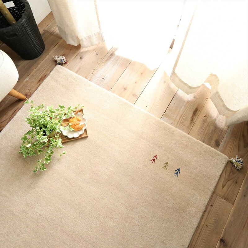 190x190cm シンプルギャッベラグ IV 55,000円
