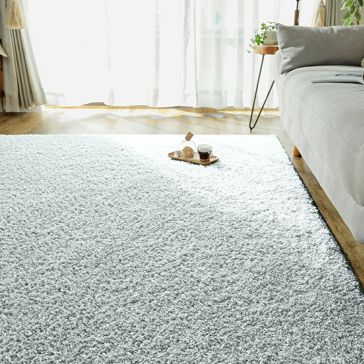 190x240cm ジェム プラチナ ラグ マット リビングラグ 防炎 防ダニ 抗菌 防臭 洗える オールシーズン おしゃれ ホットカーペット 床暖房 高級感|家具のショウエイ