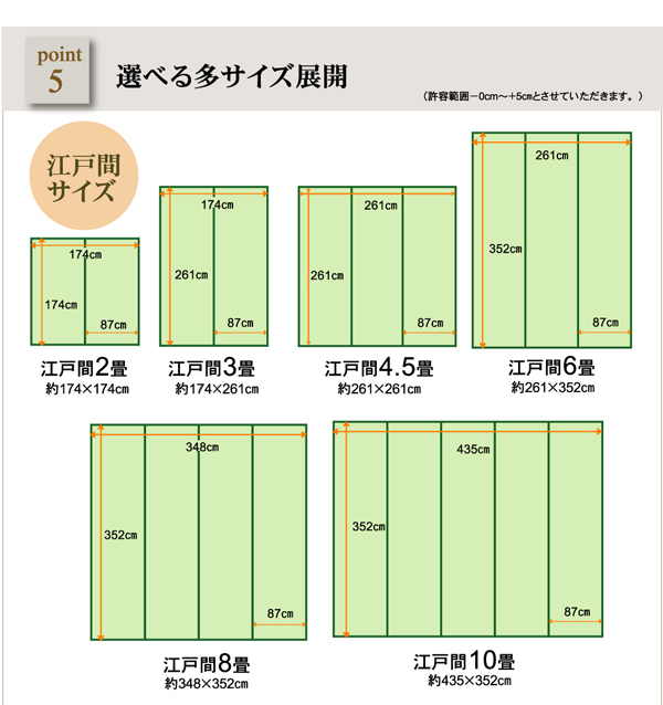 い草ラグ 上敷き / ラグマット 【本間 8帖】 撥水加工 リバーシブル