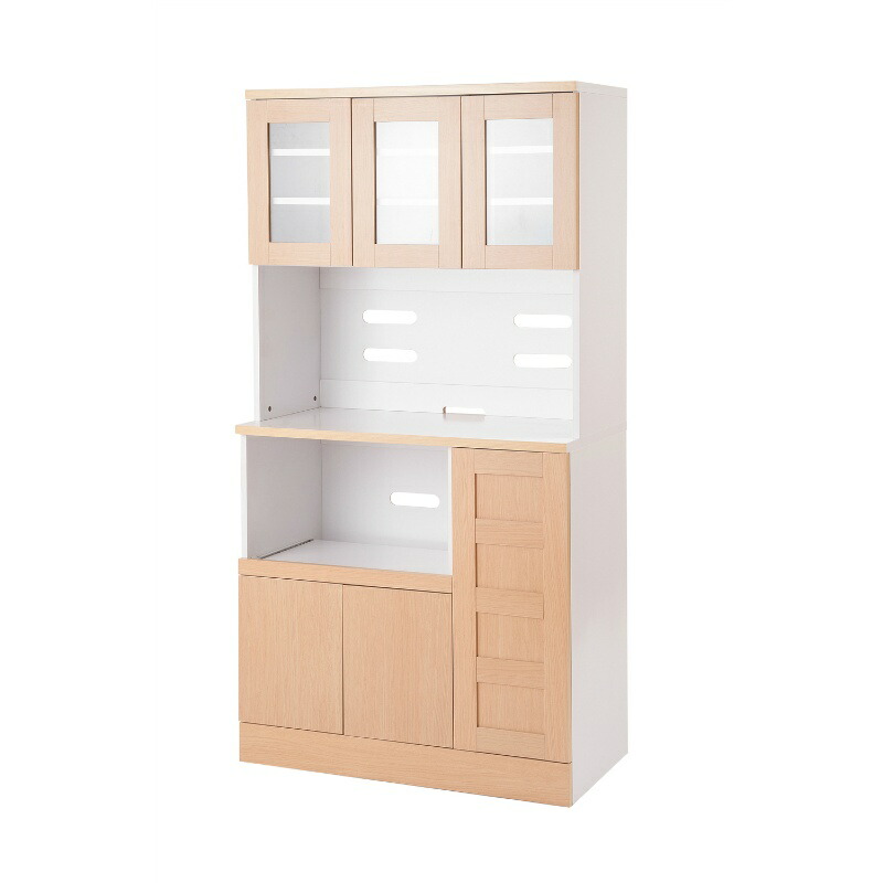 50 Off 楽天市場 送料無料 食器棚 カップボード キッチンボード ナチュラル 幅90cm レンジ台 コンセント付き レンジボード キッチンラック カップボード キッチンキャビネット キッチン収納 シンプル 白 大容量 収納棚 おしゃれ 家具のショウエイ 期間限定送料無料