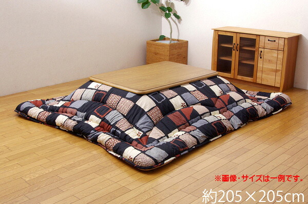 送料無料 国内プリント こたつ厚掛け布団単品 あかね 205×205cm フランネル 長方形 こたつ掛け布団 こたつ掛布団 こたつふとん コタツ布団 コタツ コタツ布団 掛け布団 おしゃれ 和 人気 かわいい シンプル 北欧 和室 洋室 和モダン 日本製 肉厚 フィットキルト加工|家具のショウエイ