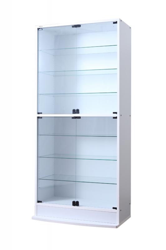 コレクションラック ワイド 本体 両開きタイプ 高さ180 奥行29