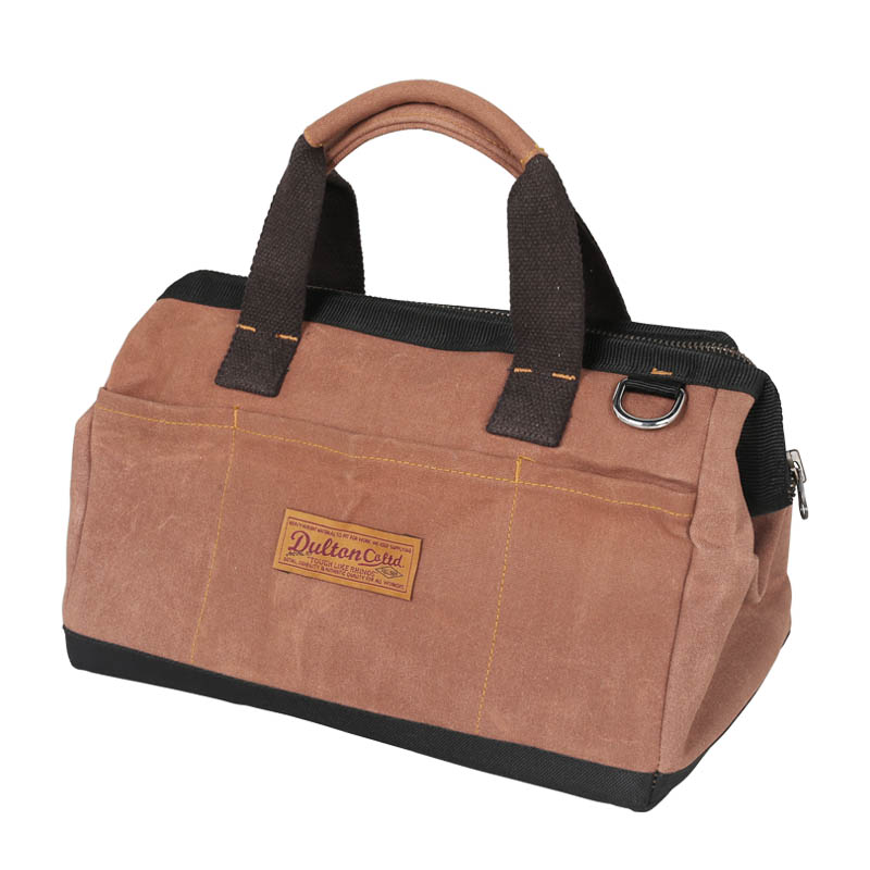 Wax Canvas Tool Bag Camel ワックス キャンバス ツール バッグ Dulton ダルトン おしゃれ ツールバッグ ハンドバッグ 工具