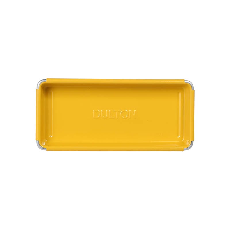 市場 DESKTOP 卓上 DULTON ダルトン スタッキング 小物入れ スチール 玄関 デスクトップ TRAY トレー YELLOW トレイ  おしゃれ