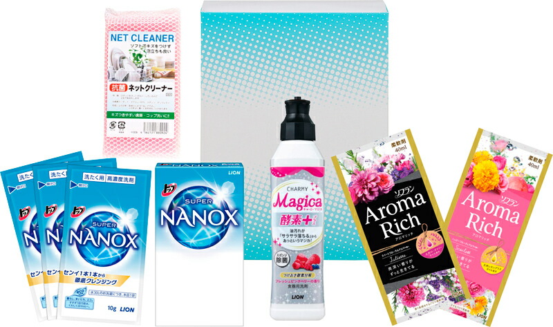 驚きの安さ まとめ買い10セット ファインフレッシュセット ライオントップスーパーnanox ライオンチャーミーマジカ酵素 プラス フレッシュピンクベリーの香り ライオンソフランアロマリッチ ネットクリーナー 引き出物 新築祝い ギフト 贈り物 お祝い お歳暮 洗剤