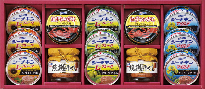 バラエティシーフードギフト セット 食品 シーチキン 紅ずわいがにブレンドほぐし身 焼鮭ほぐし 詰め合わせ 詰合わせ 保存食 非常食 出産祝い 内祝い  結婚内祝い 結婚祝い 引き出物 引っ越し 引越し お中元 お歳暮 新築祝 お返し ご挨拶 ギフト 敬老の日 最大85％オフ！