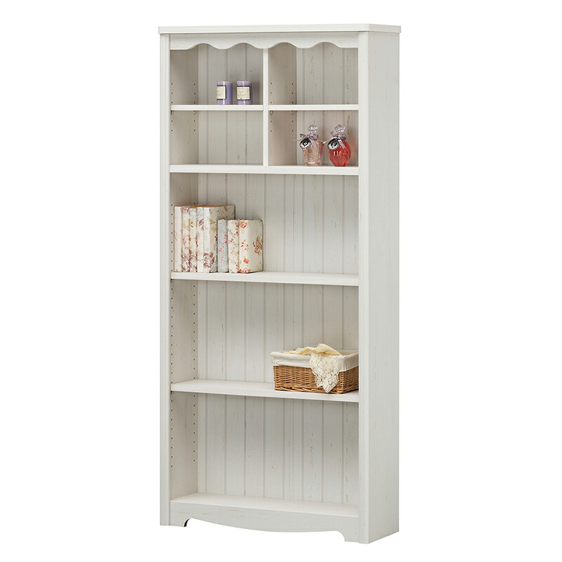 素敵でユニークな ディスプレイ 飾り棚 本棚 モンシェリーヌ 大人女子 シャビー エレガント ハイタイプ フリーラック 約幅75cm オープンラック 送料無料 ラック かわいい 女の子 おしゃれ シンプル 1人暮らし 収納ラック 収納ボックス 木製 キッチン収納 リビング収納