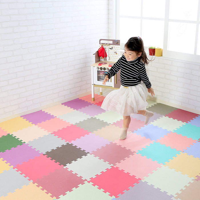 送料無料 パズルマット 単品 12枚入り クッションマット プレイマット 防音 抗菌 床暖対応 子供部屋 キッズ 赤ちゃん 厚手 フロアーマット ベビー マット ジョイントマット サイドパーツ付 おしゃれ Crunchusers Com