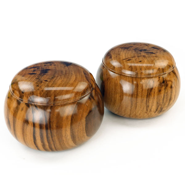 楽天市場】囲碁 木製碁笥 美栄作 本桑 立形 特大 ※蛤碁石36号まで収納