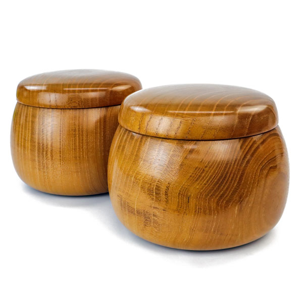 楽天市場】囲碁 高級手作木製碁笥 欅（けやき） 極上 特大36号